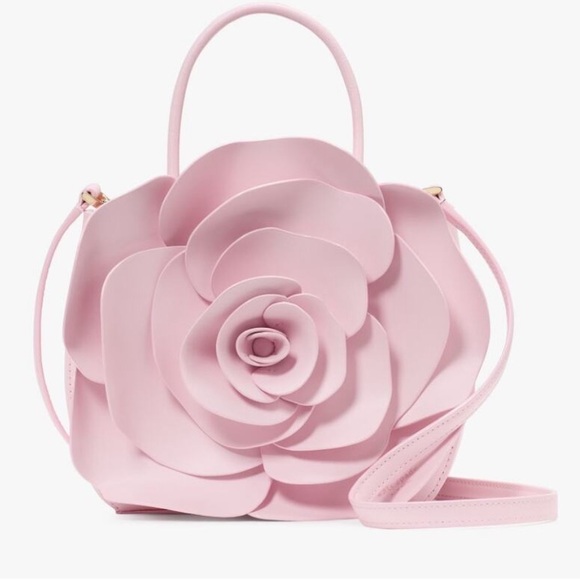 kate spade Handbags - Kate Spade Flora 3D Rose Crossbody, Pink Horizon